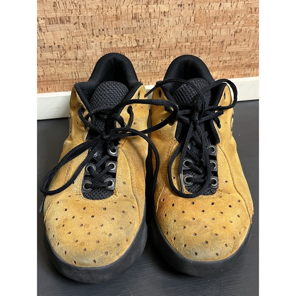 Rare Oakley Flesh Shoethree Braindead Men 12.5 Vintage Tan Suede Lace Shoes - Picture 2 of 10